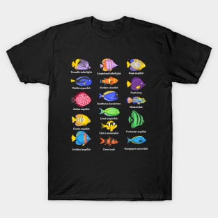 Fishkeeping Fish Species Types Of Aquarium Fish T-Shirt